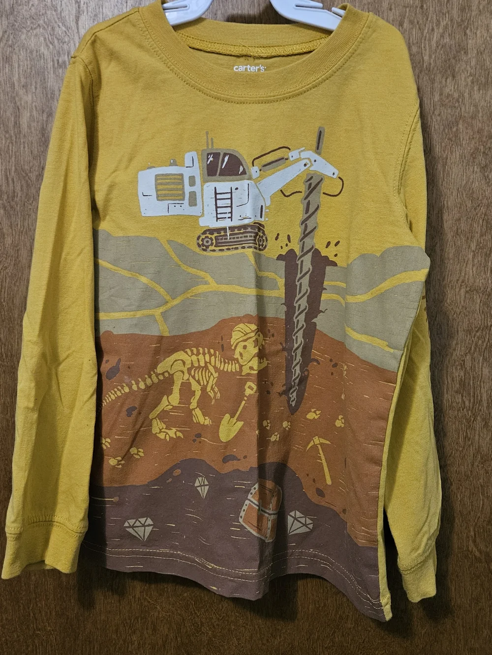 2 Carter's Long Sleeve Graphic Tees